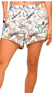 Zumba X Peanuts High Low Mesh Shorts (Special Order)