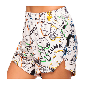 Zumba X Peanuts High Low Mesh Shorts (Special Order)