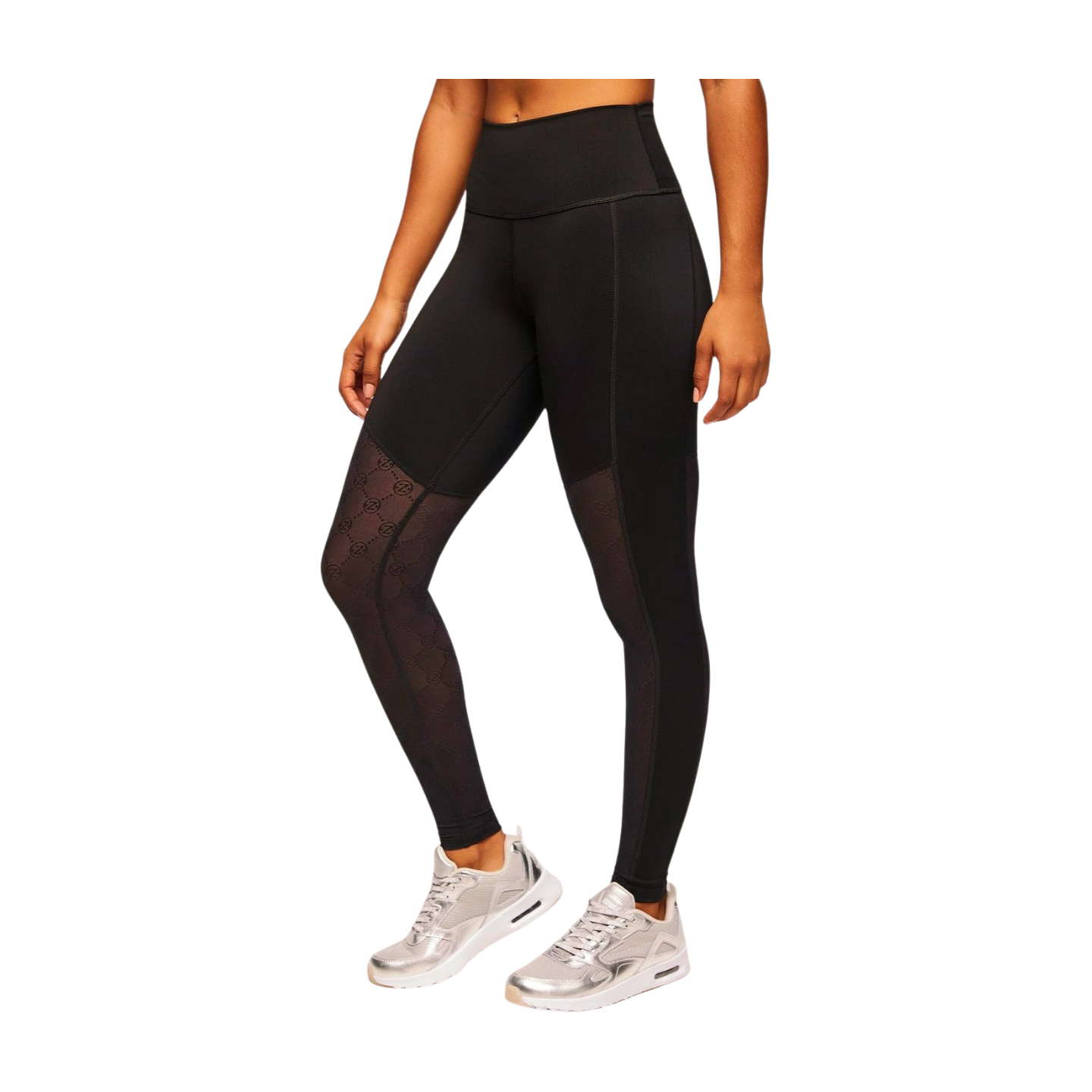Zumba Runway High Waisted Ankle Leggings With Mesh Inserts (Special Order)