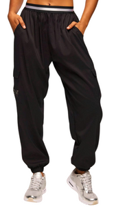 Zumba Runway Parachute Cargo Pants With Elastic Waistband (Special Order)