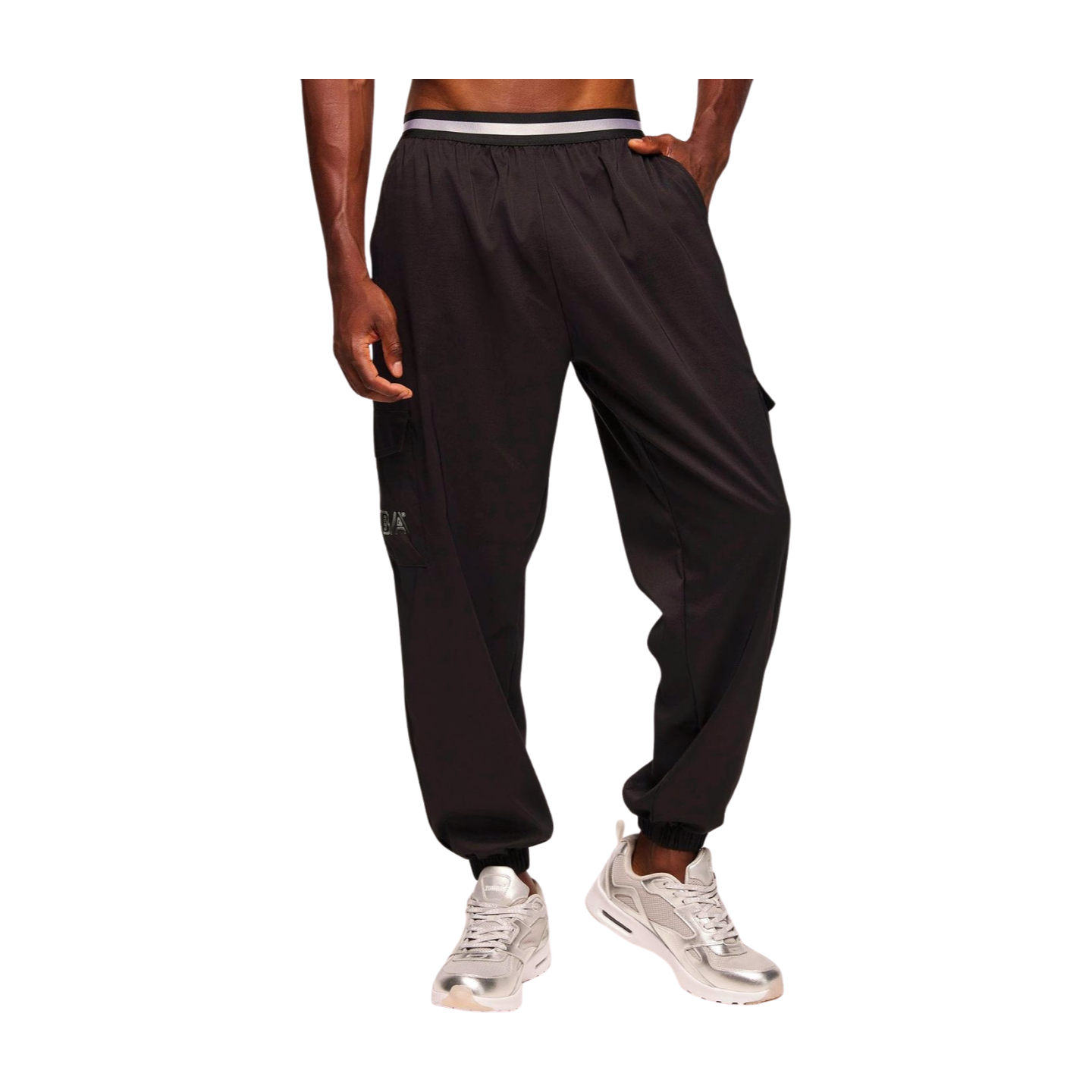 Zumba Runway Parachute Cargo Pants With Elastic Waistband (Special Order)