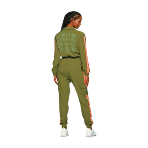 ZW X GW Mock Neck Woven Cargo Jumpsuit (Special Order)