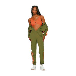 ZW X GW Mock Neck Woven Cargo Jumpsuit (Special Order)