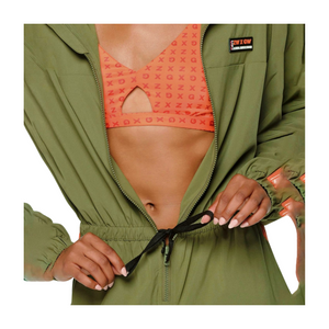 ZW X GW Mock Neck Woven Cargo Jumpsuit (Special Order)