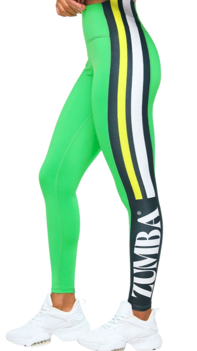 Zumba Haus High Waisted Panel Ankle Leggings (Special Order)