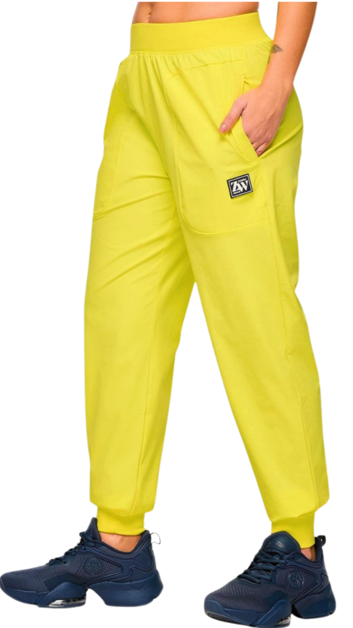 Zumba Out Loud Stretch Woven Slim Ankle Joggers (Special Order)