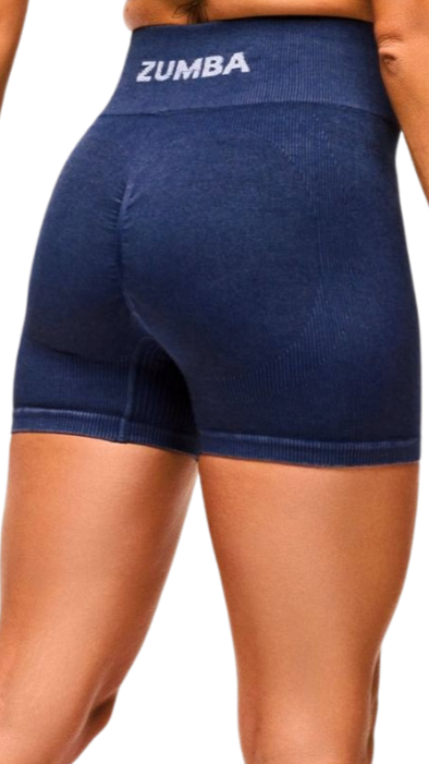 Blue Jean Seamless High Waisted Biker Shorts