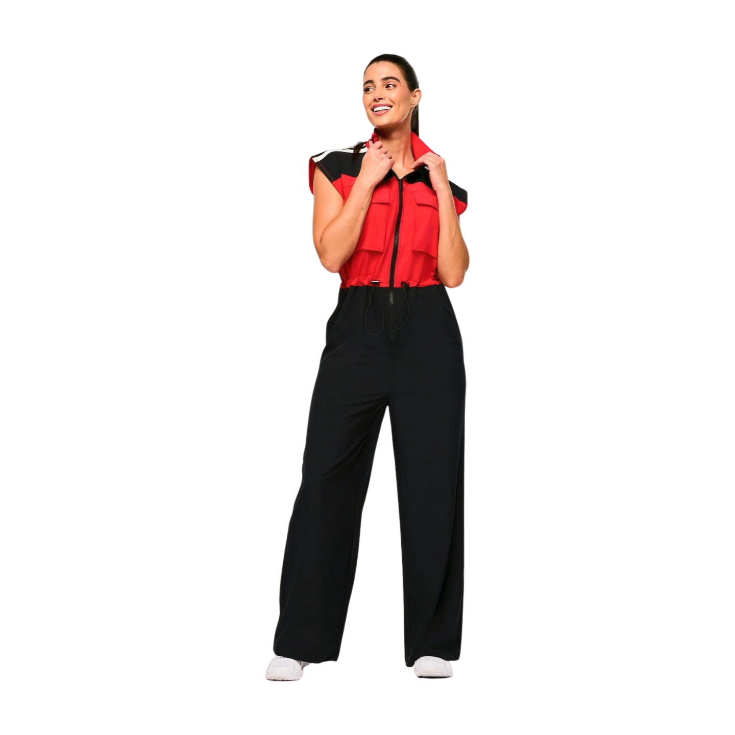 Victory Sleeveless Woven Jumpsuit (Special Order)