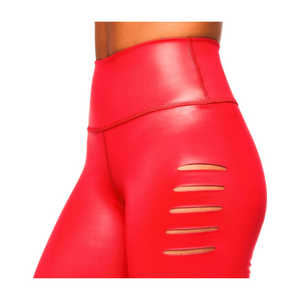 Zumba High Waisted Biker Shorts With Slashes
