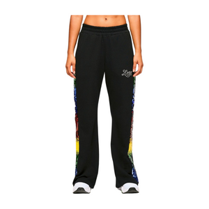 Zumba Wide Leg Sweatpants With Sequin Panels (Pre-Order)