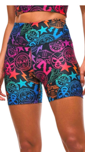 Zumba Libre High Waisted Biker Shorts (Pre-Order)