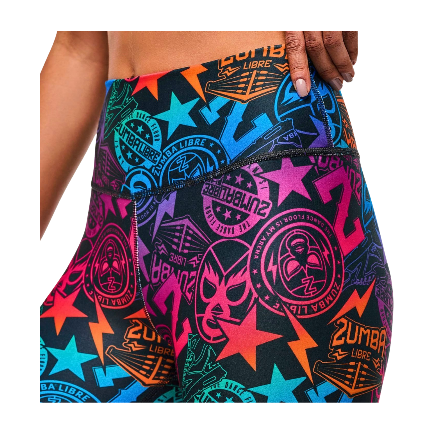 Zumba Libre High Waisted Biker Shorts (Pre-Order)