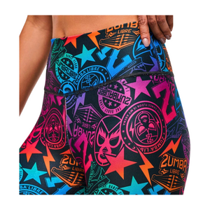 Zumba Libre High Waisted Biker Shorts (Pre-Order)