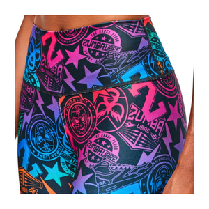 Zumba Libre High Waisted Ankle Leggings With Lace Up Details (Pre-Order)