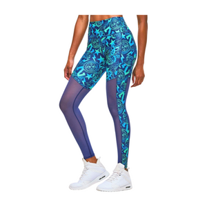 Zumba Libre High Waisted Ankle Leggings With Mesh Inserts (Pre-Order)