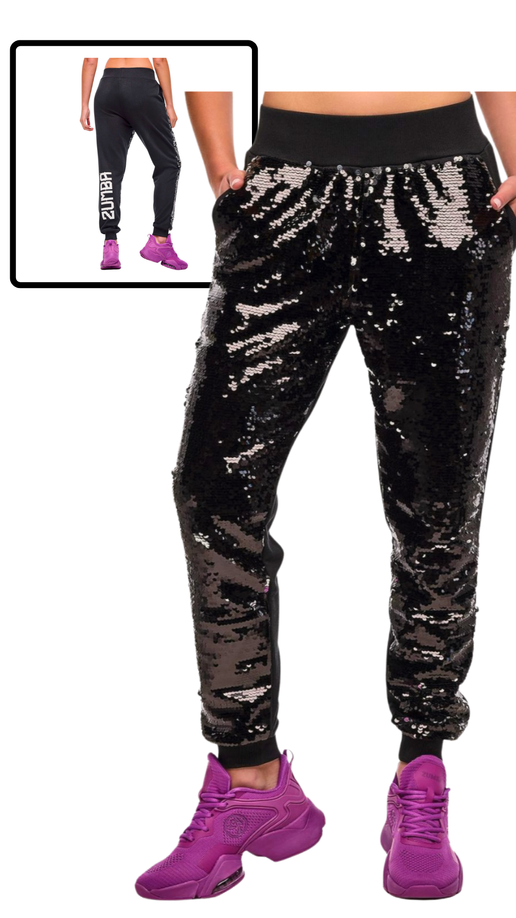 Zumba Libre Sequin Knit Joggers (Pre-Order)