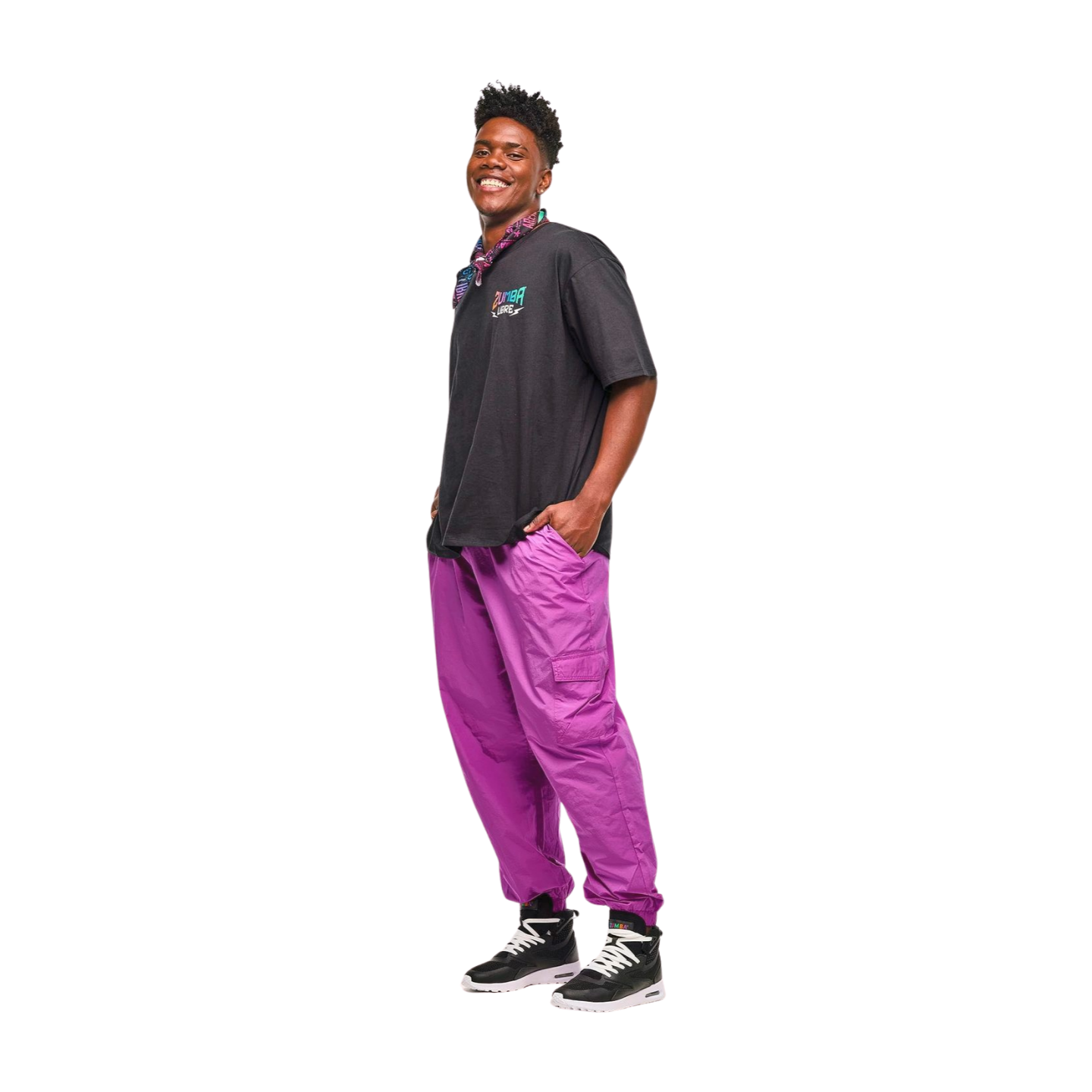 Zumba Libre Parachute Cargo Pants With Elastic Waistband (Pre-Order)