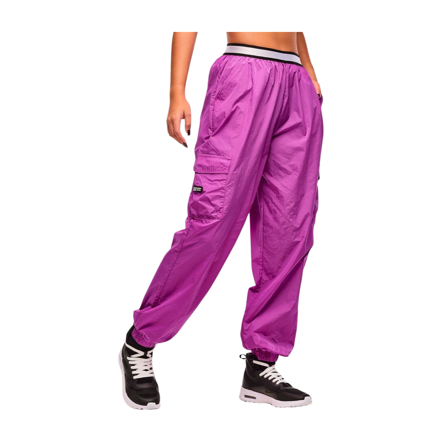 Zumba Libre Parachute Cargo Pants With Elastic Waistband (Pre-Order)