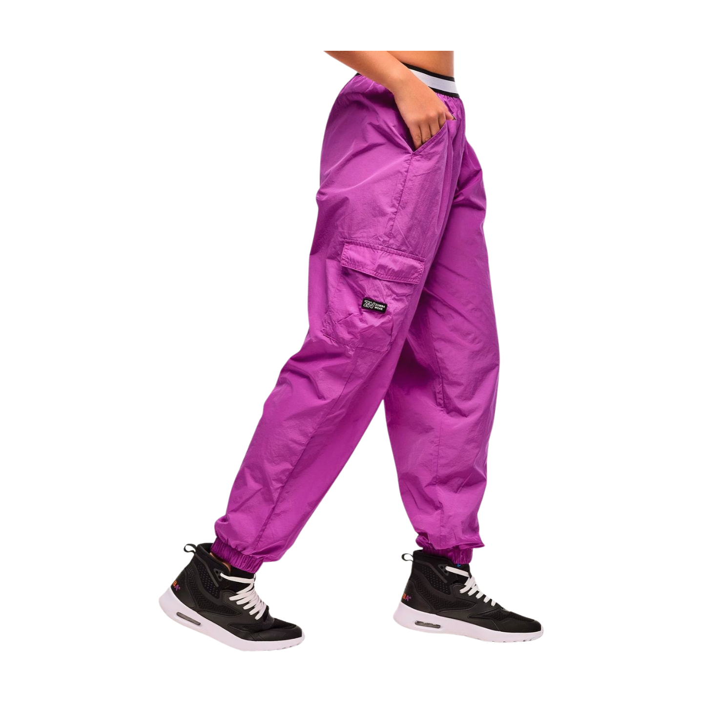 Zumba Libre Parachute Cargo Pants With Elastic Waistband (Pre-Order)
