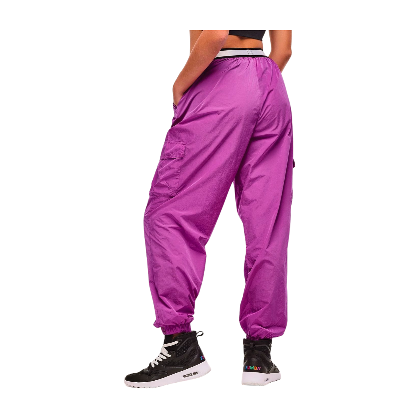 Zumba Libre Parachute Cargo Pants With Elastic Waistband (Pre-Order)