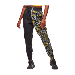 Sizzlin' High Waisted Zip Front Track Pants