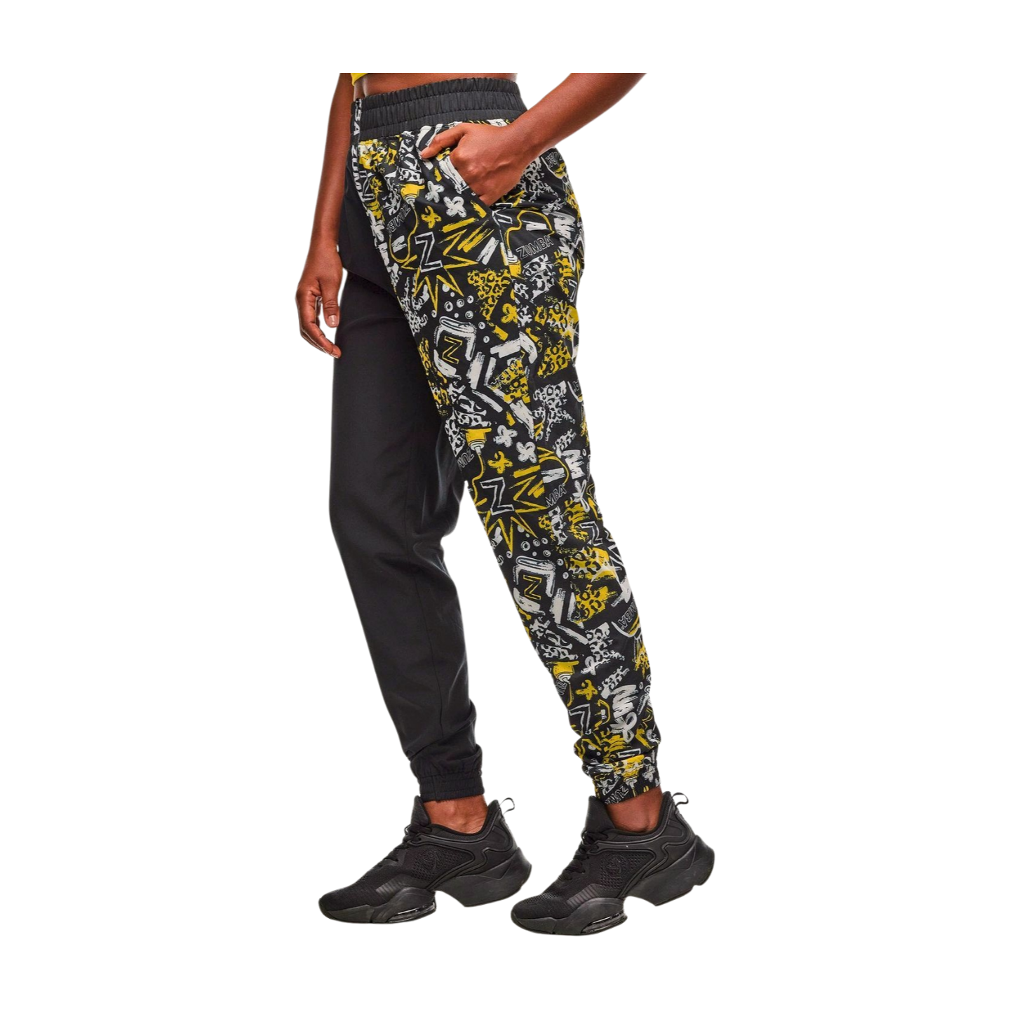 Sizzlin' High Waisted Zip Front Track Pants