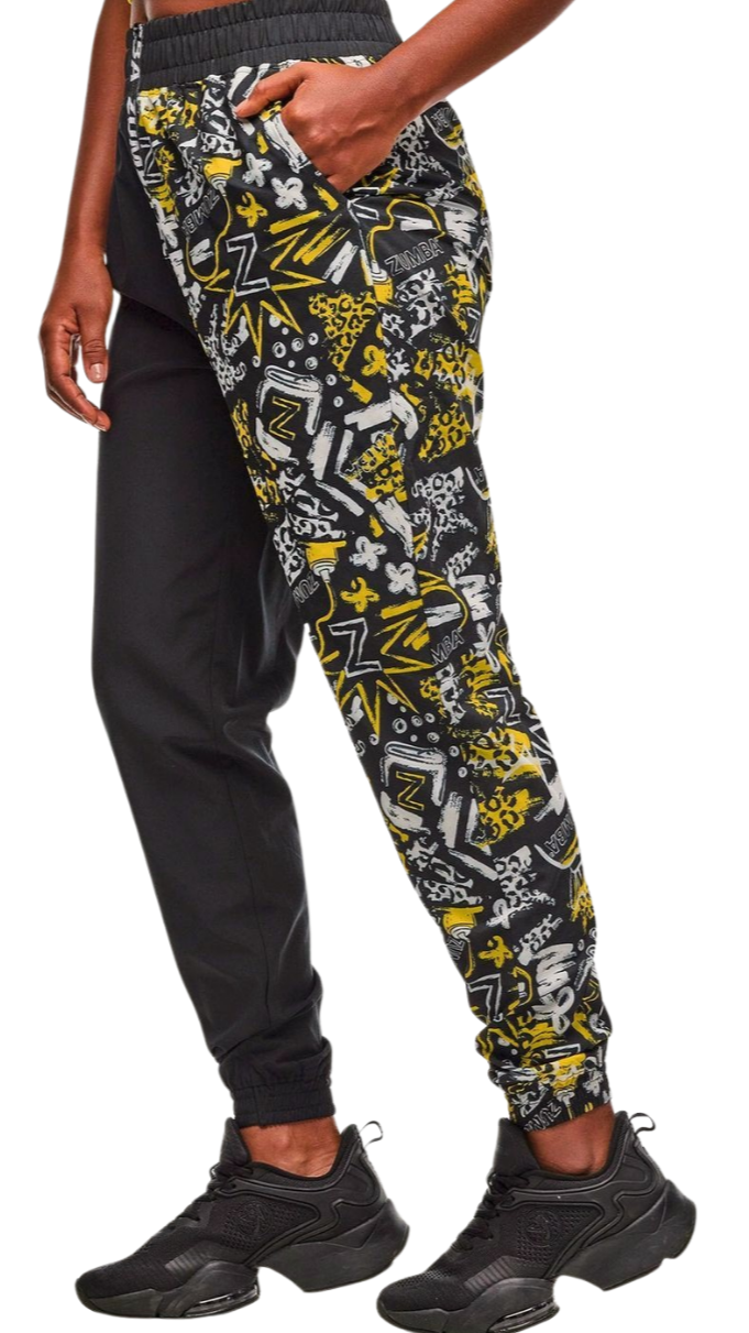 Sizzlin' High Waisted Zip Front Track Pants