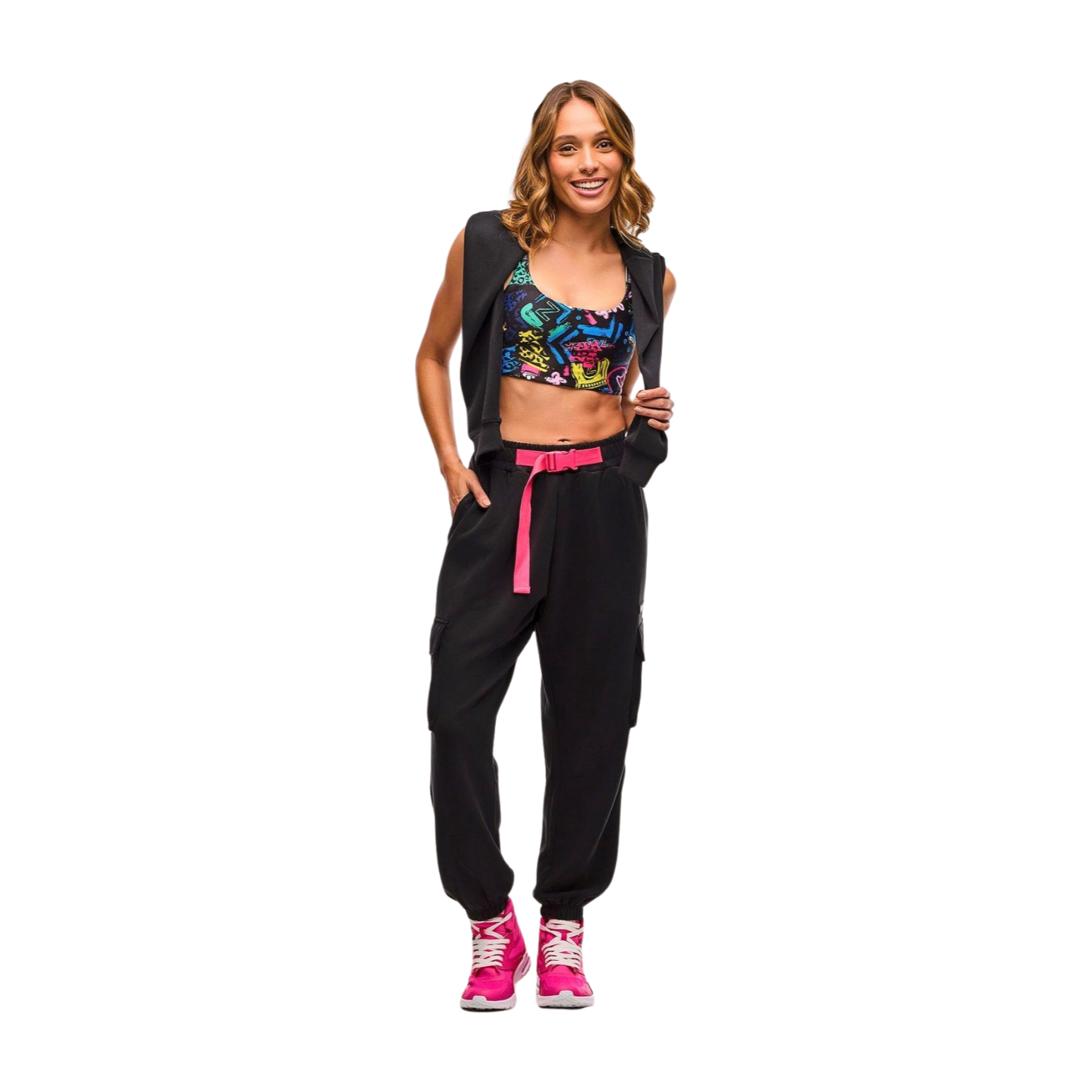 Sizzlin' Slouch Cargo Pants With Belt