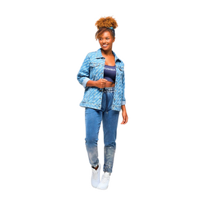 Blue Jean Knit Pants