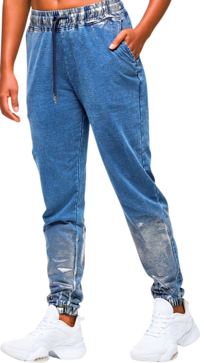 Blue Jean Knit Pants