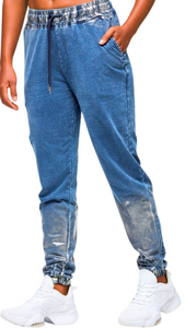 Blue Jean Knit Pants
