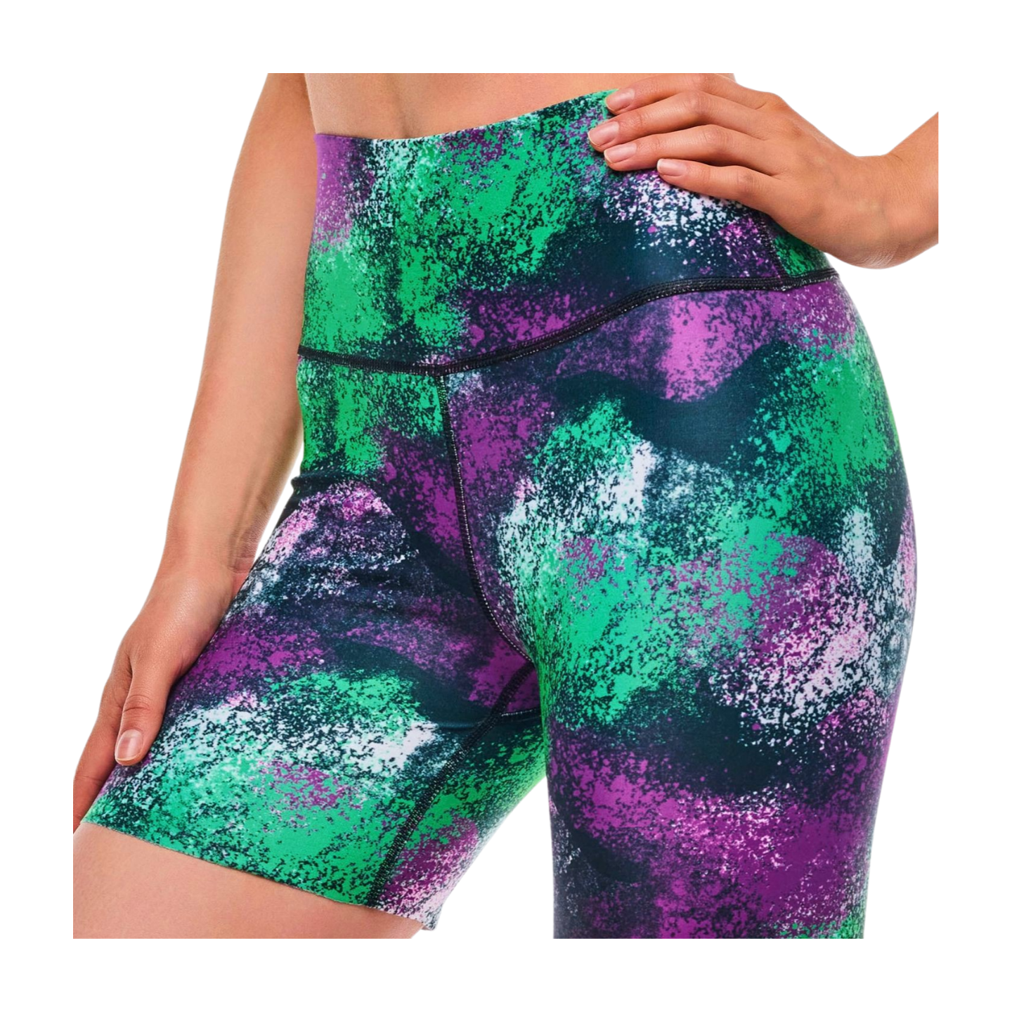 Apres Zumba High Waisted Biker Shorts (Pre-Order)