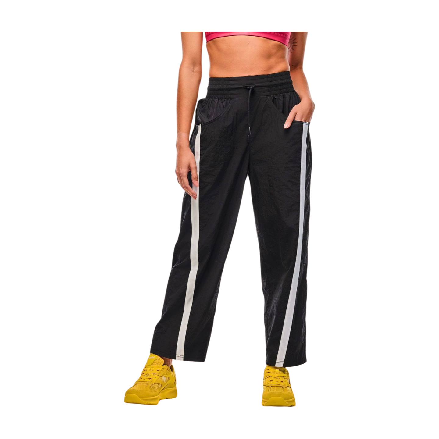 Apres Zumba High Rise Crop Track Pants (Pre-Order)