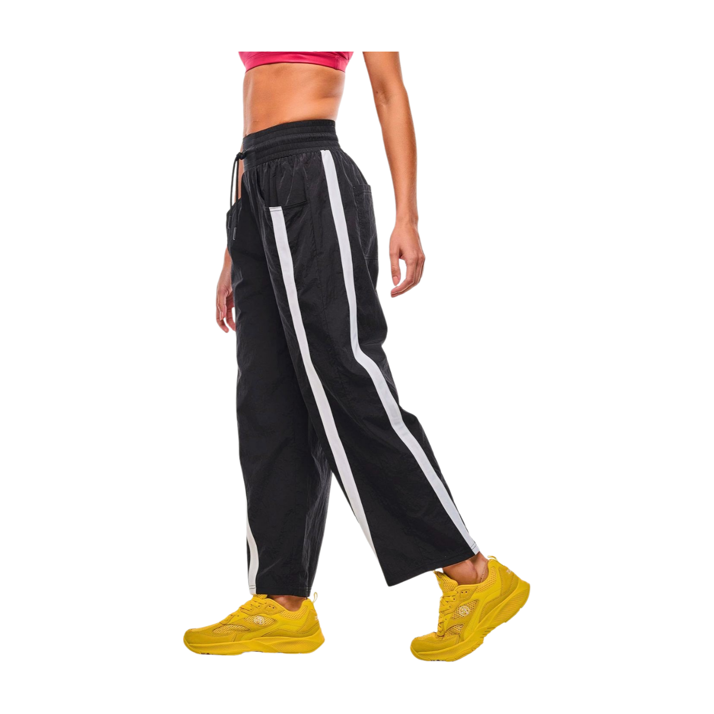 Apres Zumba High Rise Crop Track Pants (Pre-Order)