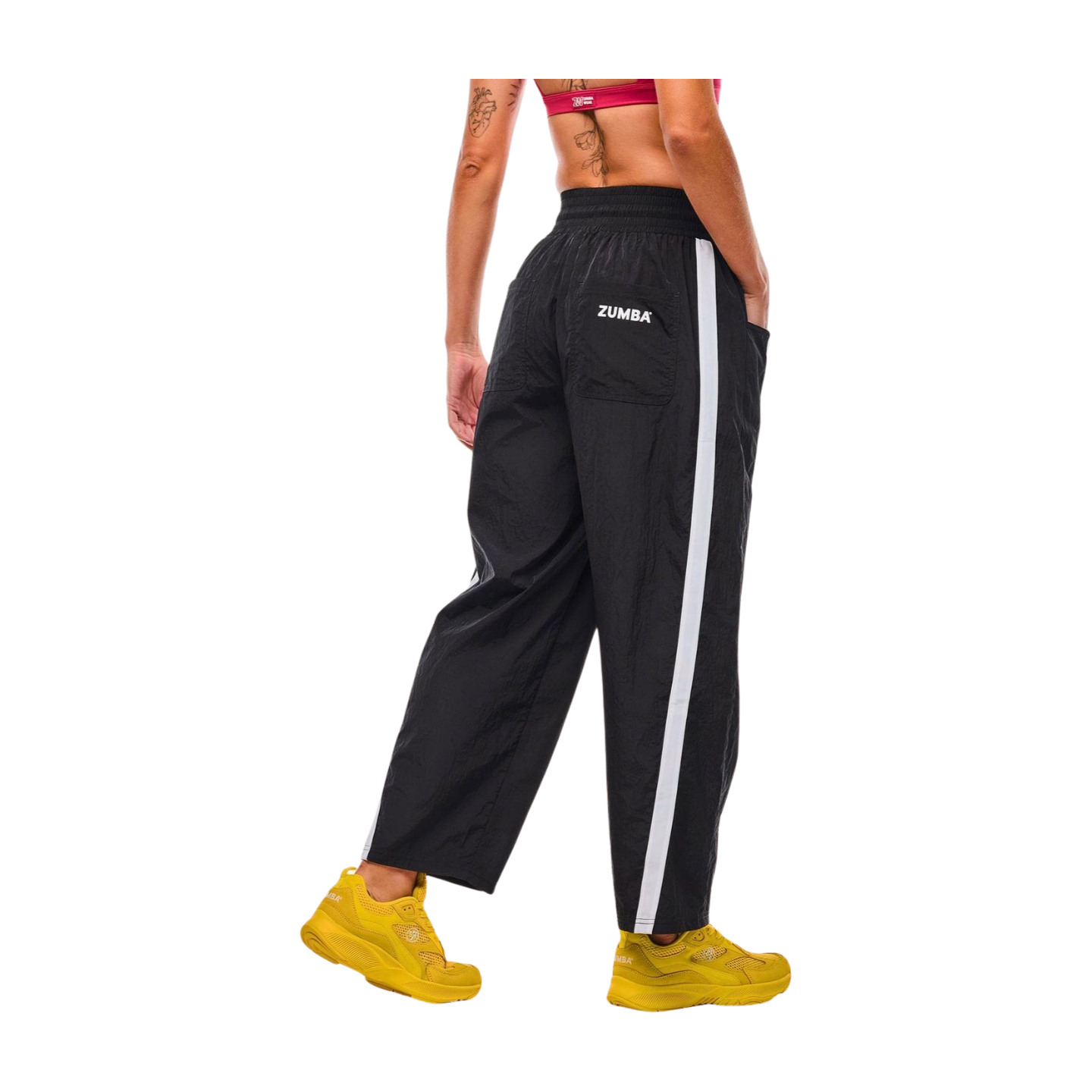 Apres Zumba High Rise Crop Track Pants (Pre-Order)