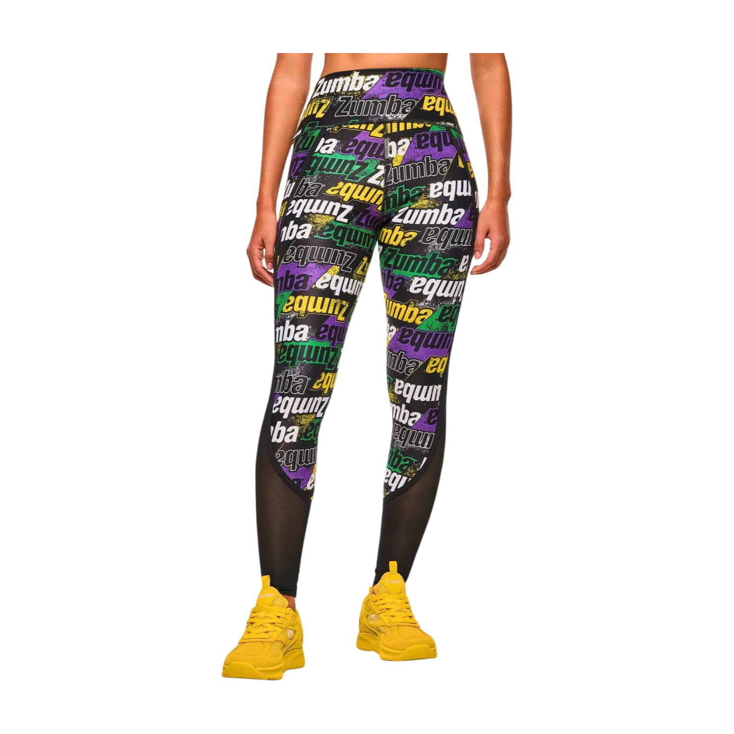 Apres Zumba High Waisted Ankle Leggings With Side Inserts (Pre-Order)