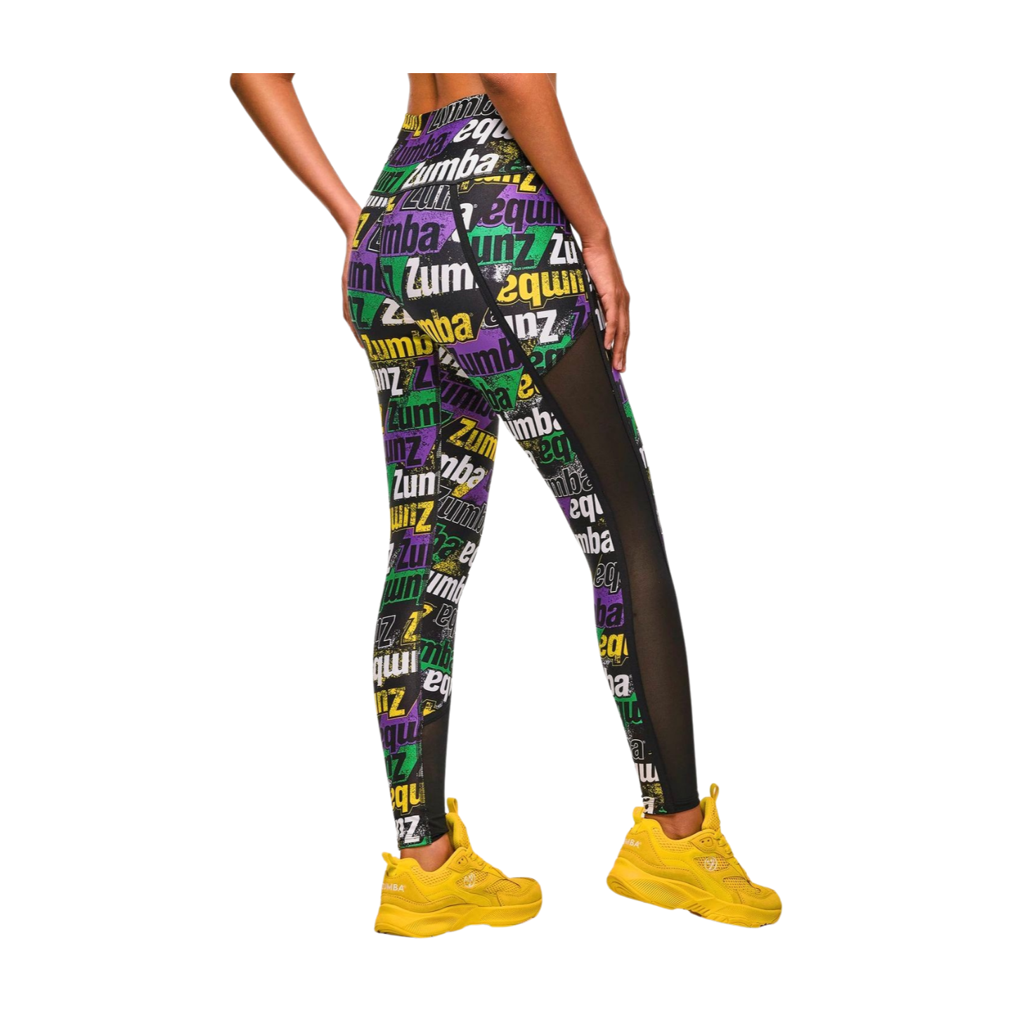 Apres Zumba High Waisted Ankle Leggings With Side Inserts (Pre-Order)