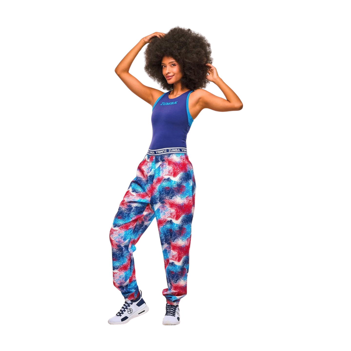 Apres Zumba Double Waisted Slouch Woven Pants