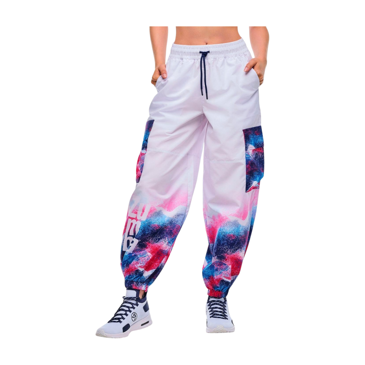 Apres Zumba Baggy Parachute Cargo Pants