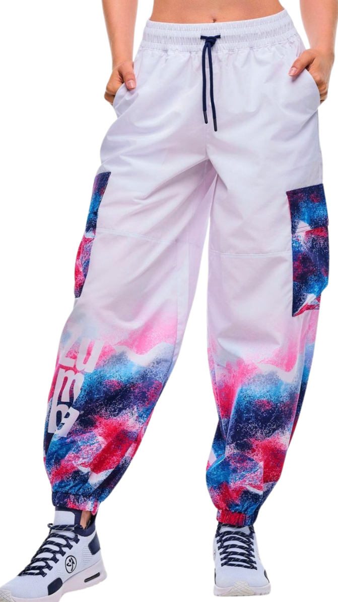 Apres Zumba Baggy Parachute Cargo Pants