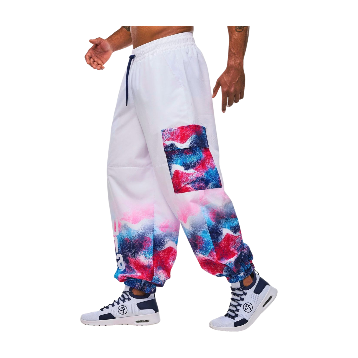 Apres Zumba Baggy Parachute Cargo Pants