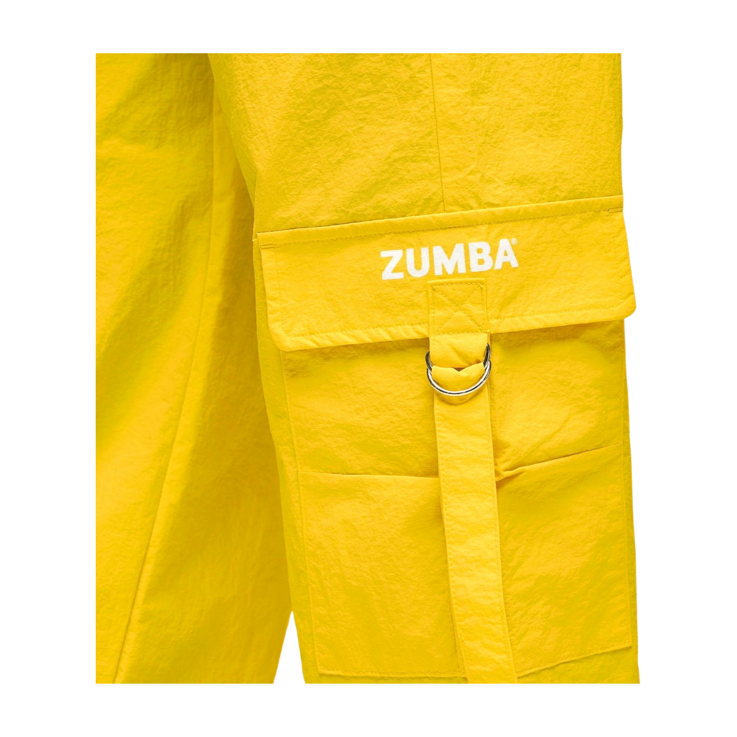 Apres Zumba High Rise Cargo Pants With Tassels