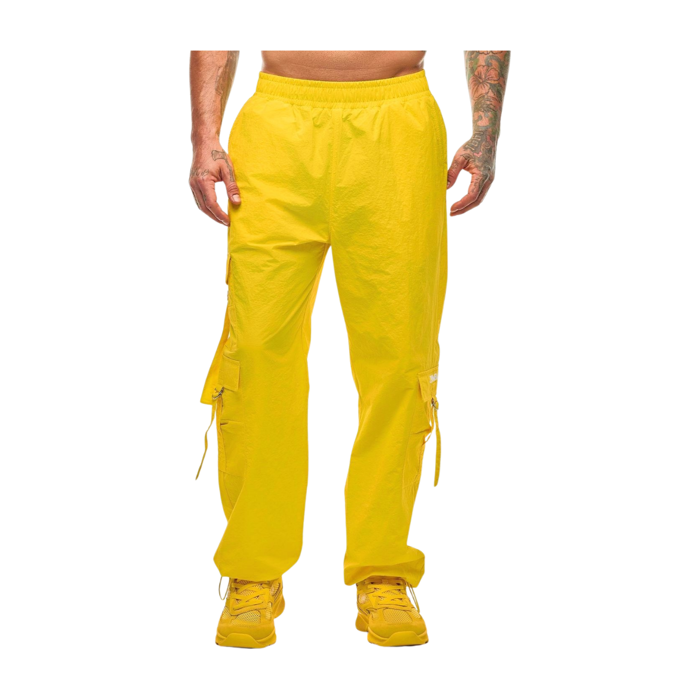 Apres Zumba High Rise Cargo Pants With Tassels