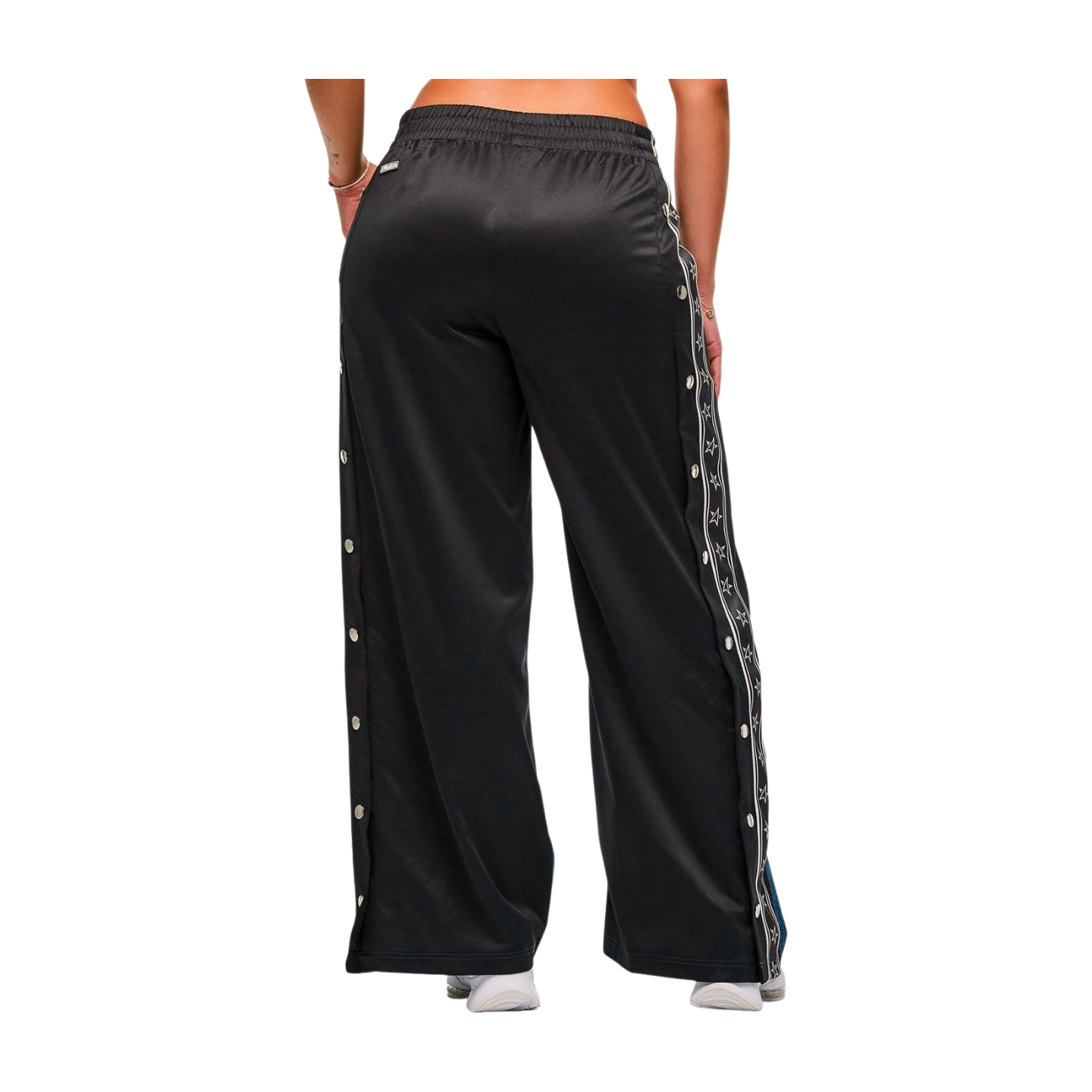 ZW Wide Leg Pants With Side Snap Placket (Pre-Order)