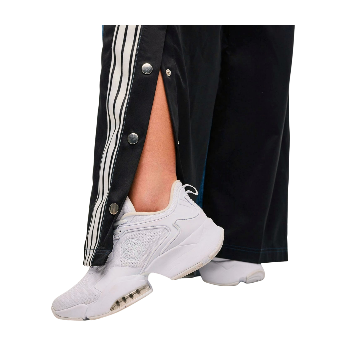 ZW Wide Leg Pants With Side Snap Placket (Pre-Order)