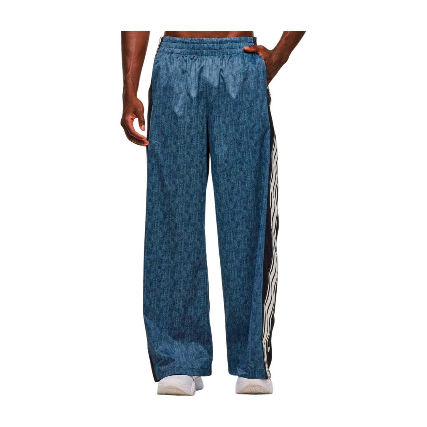 ZW Wide Leg Pants With Side Snap Placket (Pre-Order)