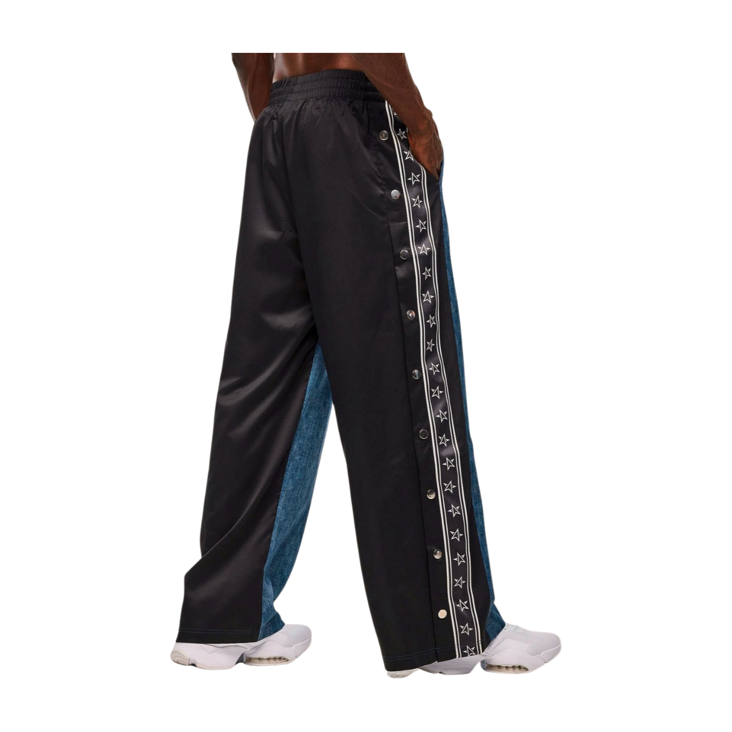 ZW Wide Leg Pants With Side Snap Placket (Pre-Order)