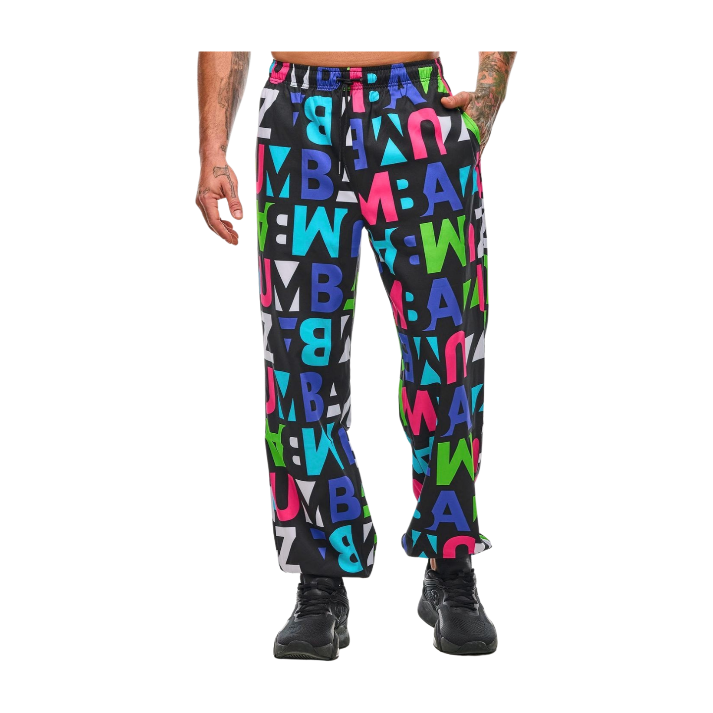 Neon Baggy Woven Pants