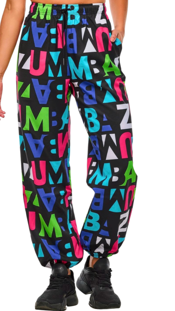 Neon Baggy Woven Pants