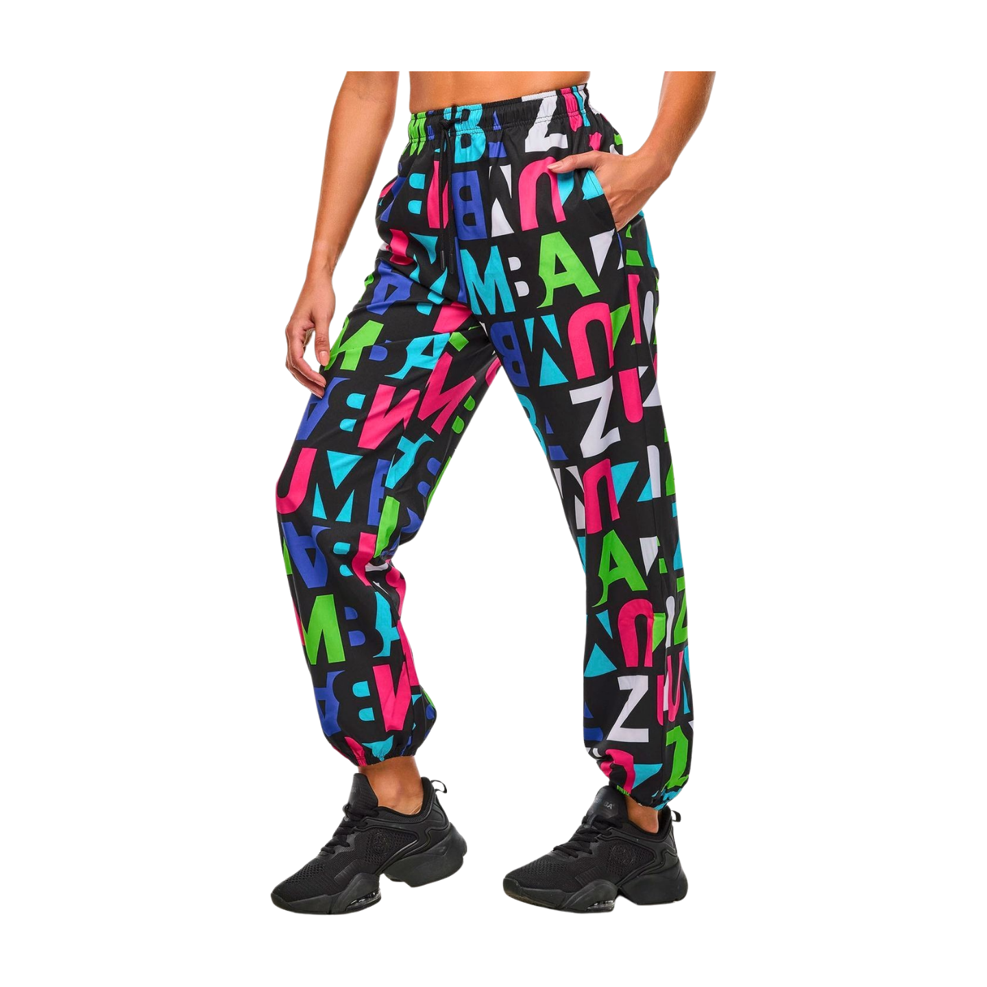 Neon Baggy Woven Pants